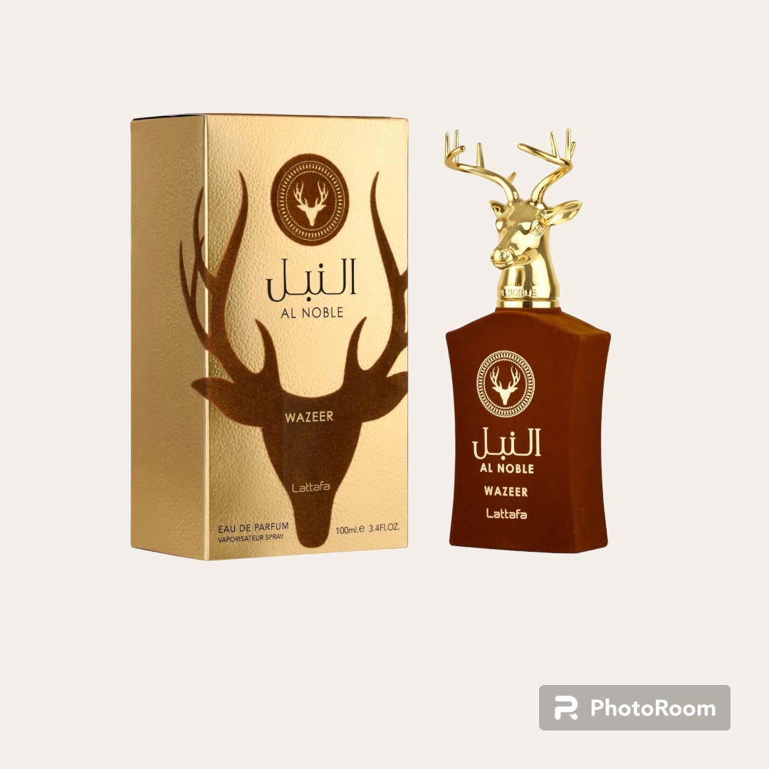 PhotoRoom 20231111 152333 Al Noble Wazeer Eau De Parfum Spray 3.4 onzas