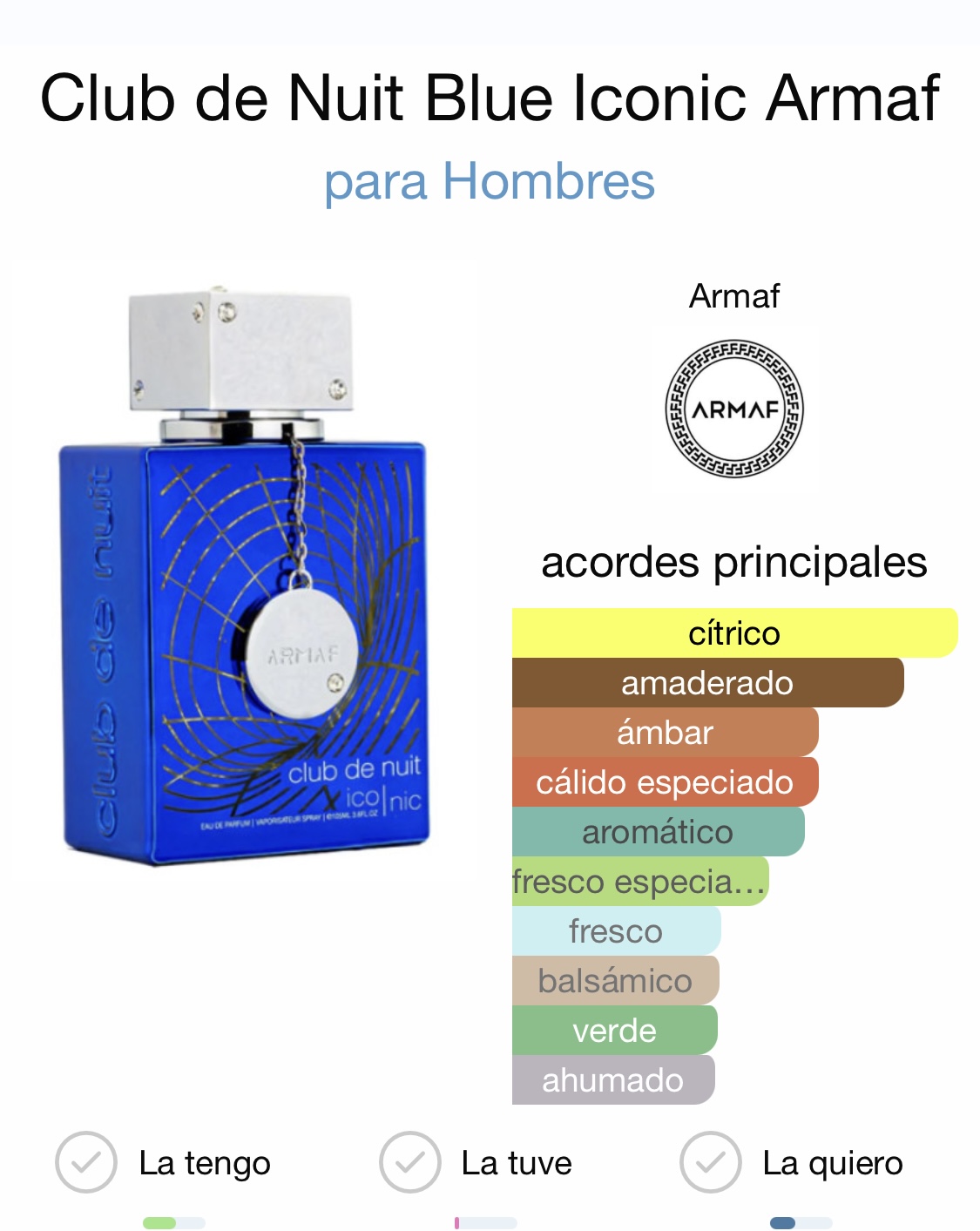 Club De Nuit Blue Iconic 9 Club De Nuit Blue Iconic - Imagen 7